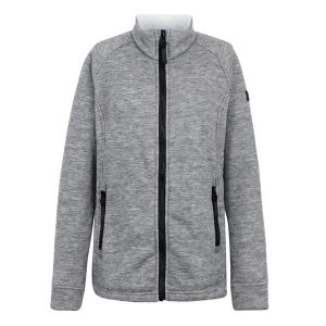 Damska Bluza Polarowa Emilde Z Pełnym Zamkiem Błyskawicznym. Białe bluzy Regatta, na zimę, bez wzorów, z polaru, bez kaptura. Za 103,99 zł.