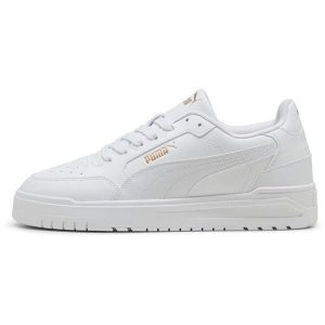 Adidasy Puma Shuffle Downtown, Dla obu płci. Białe buty sportowe Puma, bez wzorów, ze skóry ekologicznej, bez zapięcia. Za 390,00 zł.