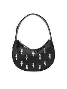 KARL LAGERFELD Torebka A1W30117 Czarny. Czarne torebki klasyczne KARL LAGERFELD, bez wzorów, ze skóry, bez dodatków. Za 699,99 zł.
