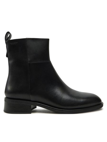 Vagabond Shoemakers Botki Sheila 5835-001-20 Czarny. Czarne botki Vagabond Shoemakers, bez wzorów, ze skóry, bez obcasa, na płaskiej podeszwie, bez zapięcia. Za 519,99 zł.