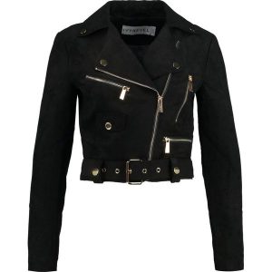 Ivyrevel REBEL Kurtka ze skóry ekologicznej black. Czarne kurtki Ivyrevel, z materiału. Za 379,00 zł.