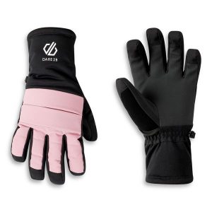 Rękawice unisex narciarskie Freeride wodoodporne Dare 2b. Czerwone rękawiczki Dare 2b, bez wzorów. W wyprzedaży za 129,99 zł.