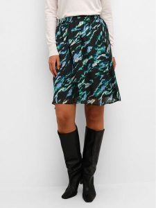 Kaffe Spódnica mini Chucky 10508174 Zielony Regular Fit. Zielone spódnice Kaffe, bez wzorów, z syntetyku, mini. Za 129,99 zł.