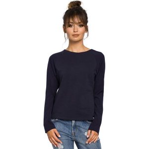 Be Wear Koszulka w kolorze granatowym rozmiar: XXL. Niebieskie bluzki Be Wear, xxl, bez wzorów, bez kołnierzyka, bez ramiączek. Za 87,81 zł.