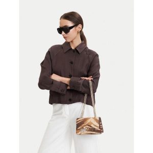 Torebka Just Cavalli. Brązowe torebki klasyczne Just Cavalli, bez wzorów, bez dodatków. Za 697,99 zł.