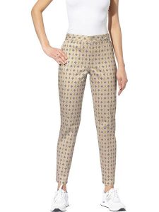 Heine Spodnie chino w kolorze beżowym rozmiar: 42. Brązowe chinosy Heine, bez wzorów. Za 143,90 zł.