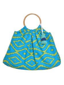 BLE Shopper bag w kolorze turkusowym - 50 x 40 x 10 cm rozmiar: onesize. Niebieskie shopper bag BLE, bez wzorów, z materiału, bez dodatków. Za 51,95 zł.