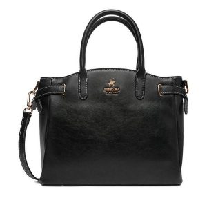 Torebka Beverly Hills Polo Club. Czarne kuferki Beverly Hills Polo Club, bez wzorów, bez dodatków. Za 269,99 zł.