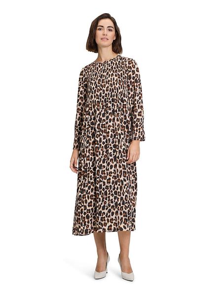 Betty Barclay Sukienka w kolorze beżowo-brązowo-szarym rozmiar: 44. Brązowe sukienki Betty Barclay, bez wzorów, bez kołnierzyka, bez ramiączek, midi. Za 157,73 zł.