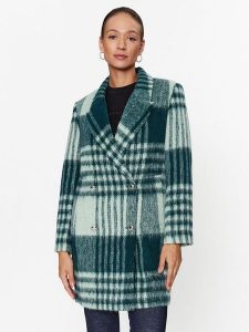 Guess Płaszcz przejściowy Ramona W3BL74 WFVO0 Zielony Regular Fit. Zielone płaszcze Guess, m, z aplikacjami, z syntetyku, bez kaptura. Za 472,00 zł.