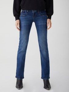 LTB Dżinsy "Valerie" - Bootcut fit - w kolorze niebieskim rozmiar: W30/L30. Niebieskie jeansy LTB, z aplikacjami. Za 146,28 zł.