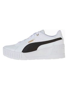 Puma Sneakersy "Karmen" w kolorze białym na koturnie rozmiar: 37. Białe trampki Puma, bez wzorów, bez zapięcia. Za 188,85 zł.