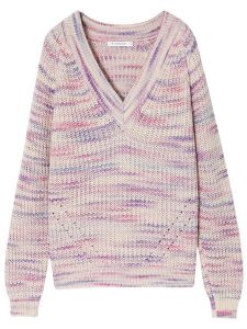 TATUUM Sweter w kolorze fioletowo-kremowym rozmiar: XL. Brązowe swetry oversize Tatuum, xl, bez wzorów, ze splotem, bez ramiączek. Za 174,43 zł.