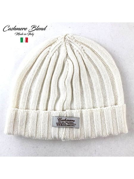 MILANO AMOUR Czapka w kolorze kremowym z dodatkiem kaszmiru rozmiar: onesize. Brązowe czapki MILANO AMOUR, z aplikacjami, z kaszmiru. Za 139,54 zł.