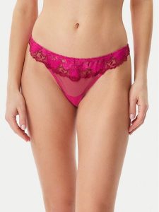Guess Stringi O5GE09 KCQ80 Różowy. Czerwone stringi Guess, z aplikacjami, z syntetyku. Za 119,99 zł.