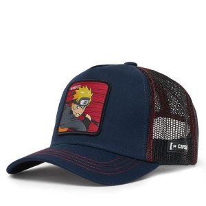 Czapka z daszkiem Capslab. Niebieskie czapki CapsLab, bez wzorów. Za 134,99 zł.