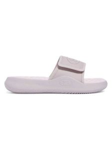 Under Armour Klapki "Ignite Pro 8 SL" w kolorze jasnoróżowym rozmiar: 36,5. Różowe klapki Under Armour, bez wzorów, z otwartym noskiem, bez obcasa. Za 164,95 zł.