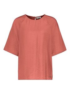 Sublevel Bluzka w kolorze koralowym rozmiar: XL. Czerwone bluzki Sublevel, xl, bez wzorów, bez kołnierzyka, bez ramiączek. Za 52,67 zł.