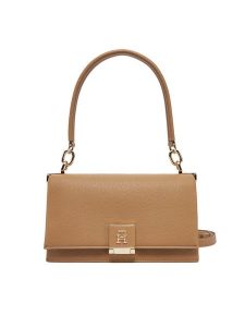 Tommy Hilfiger Torebka Th Her Med Crossover AW0AW17216 Brązowy. Brązowe torebki klasyczne TOMMY HILFIGER, bez wzorów, ze skóry, bez dodatków. Za 584,99 zł.