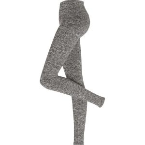Ciepłe legginsy na podszewce z polaru. Szare legginsy bonprix, bez wzorów, z polaru. Za 94,99 zł.
