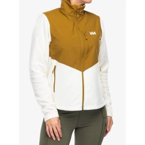 Bluza z zamkiem damska Helly Hansen Daybreaker Block Jacket. Białe bluzy Helly Hansen, m, bez wzorów, bez kaptura. Za 249,99 zł.