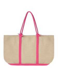 BLE Shopper bag w kolorze beżowym - 50 x 33 x 10 cm rozmiar: onesize. Brązowe shopper bag BLE, bez wzorów, z materiału, na ramię, bez dodatków. Za 47,45 zł.