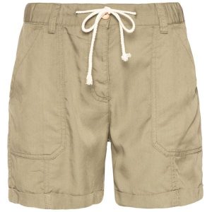 Spodenki damskie PROTEST RUE 21 shorts. Brązowe szorty Protest, bez wzorów, sportowe. W wyprzedaży za 169,90 zł.