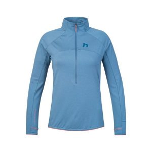 Damska bluza zapinana na zamek Hannah Eli. Niebieskie bluzy Hannah, bez wzorów, bez kaptura. Za 327,85 zł.
