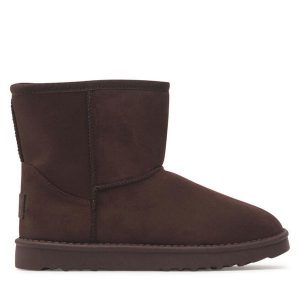 Śniegowce Jenny Fairy. Brązowe buty zimowe Jenny Fairy, bez obcasa, bez zapięcia. Za 119,99 zł.