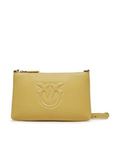 PINKO Torebka Flat Horizontal Mini PE 25 PCPL 104277 A2AN Zielony. Zielone listonoszki Pinko, bez wzorów, ze skóry, bez dodatków. Za 409,99 zł.