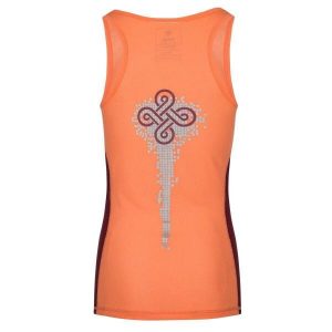 Damski tank top Kilpi Slinky. Brązowe topy Kilpi, s, bez wzorów, z materiału, sportowe, bez kołnierzyka, bez ramiączek. Za 138,03 zł.