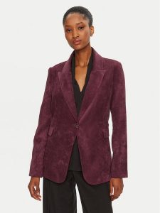 Artigli Marynarka ACGI000631 Bordowy Regular Fit. Czerwone marynarki i żakiety Artigli, bez wzorów, z syntetyku. Za 299,99 zł.