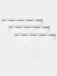 Calvin Klein Underwear Komplet 3 par fig klasycznych 000QD5207E Biały. Białe komplety bielizny Calvin Klein Underwear, bez wzorów, z bawełny. Za 129,99 zł.