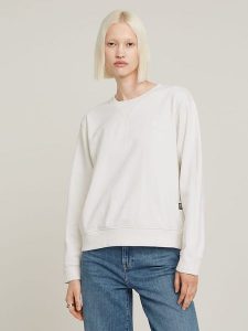 G-Star Bluza w kolorze białym rozmiar: M. Białe bluzy G-Star, m, bez wzorów, z bawełny, bez kaptura. Za 166,10 zł.