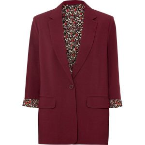 Długi żakiet. Czarne marynarki i żakiety bonprix, bez wzorów. Za 219,99 zł.