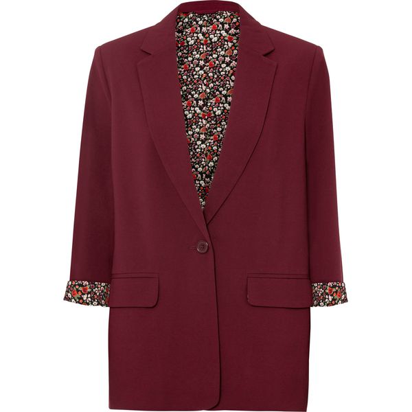 Długi żakiet. Czarne marynarki i żakiety bonprix, bez wzorów. Za 219,99 zł.