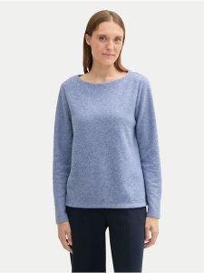Tom Tailor Sweter 1043168 Niebieski Regular Fit. Niebieskie swetry klasyczne Tom Tailor, m, z syntetyku, bez kołnierzyka. Za 179,99 zł.