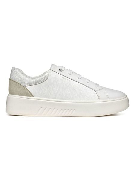 Geox Sneakersy w kolorze białym rozmiar: 41. Białe trampki Geox, bez wzorów, z materiału, bez zapięcia. Za 188,40 zł.