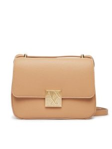 Armani Exchange Torebka XW002169 AF19895 U6149 Beżowy. Brązowe listonoszki Armani Exchange, bez wzorów, ze skóry, bez dodatków. Za 599,99 zł.