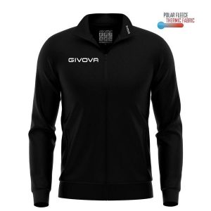 Bluza sportowa Givova Polarfleece Mono 500 XL. Czarne bluzy Givova, xl, bez wzorów, z poliesteru, bez kaptura. Za 73,82 zł.