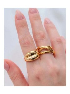 Lodie Silver Pierścionki (2 szt.) rozmiar: onesize. Szare pierścionki Lodie Silver, z mosiądzu. Za 78,28 zł.