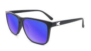 Okulary przeciwsłoneczne dla dorosłych - kategoria 3 z polaryzacją - Matte Black. Czarne okulary przeciwsłoneczne KNOCKAROUND, prostokątne. Za 152,15 zł.