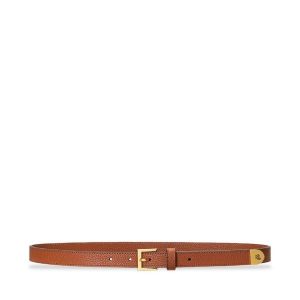 Pasek Damski LAUREN RALPH LAUREN. Brązowe paski Lauren Ralph Lauren, bez wzorów. Za 279,99 zł.