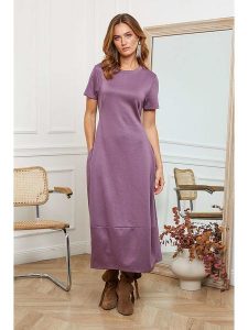 Joséfine Sukienka "Lioris" w kolorze fioletowym rozmiar: M. Różowe sukienki Joséfine, na co dzień, m, bez wzorów, bez kołnierzyka, bez ramiączek, maxi, proste. Za 145,95 zł.