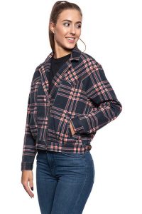 DAMSKA KURTKA JEANSOWA WRANGLER 80´S JACKET INDIGO CHECK W404WZ89M 112128697. Niebieskie kurtki Wrangler, m, bez wzorów, z jeansu, bez kaptura. W wyprzedaży za 149,99 zł.