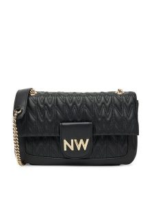 Nine West Torebka CEO-Astoria-Allure-LX10165 Czarny. Czarne torebki klasyczne Nine West, bez wzorów, z materiału, bez dodatków. Za 349,99 zł.