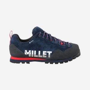Buty turystyczne MILLET Friction Gore-Tex U Granatowy. Niebieskie buty trekkingowe Millet, z gore-texu, bez zapięcia. Za 686,52 zł.