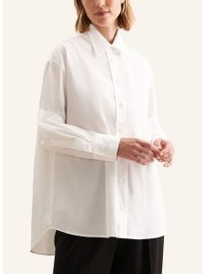Seidensticker Koszula w kolorze białym rozmiar: 42. Białe koszule Seidensticker, bez wzorów, z bawełny, bez kołnierzyka, bez ramiączek. Za 162,49 zł.