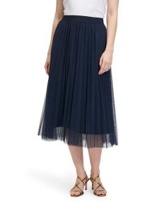 BETTY & CO Spódnica w kolorze granatowym rozmiar: 38. Niebieskie spódnice Betty & Co, na co dzień, bez wzorów, midi. Za 104,95 zł.