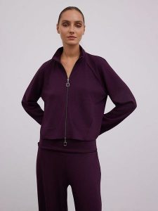 BGN Bluza w kolorze fioletowym rozmiar: 40. Różowe bluzy BGN, bez wzorów, bez kaptura. Za 126,45 zł.